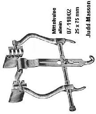 MITTELVALVE F. JUDD-MASSON BLASENSPR.