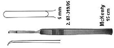 MC KENTY RASPATORIUM,VORNE GEB.,5MM,15CM